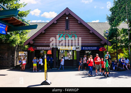 Eingang zum Portland Zoo in Washington Park, Portland Oregon Stockfoto