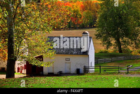 Hopewell, Pennsylvania: Buckley & Brooke Büro und Geschäft in Hopewell Ofen National Historic Site Stockfoto