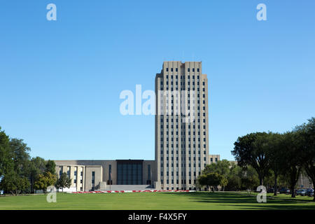 North Dakota State Capitol befindet sich in Bismarck, North Dakota, USA. Stockfoto