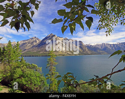 Lake Minnewanka, Banff Nationalpark, Alberta, Kanada Stockfoto