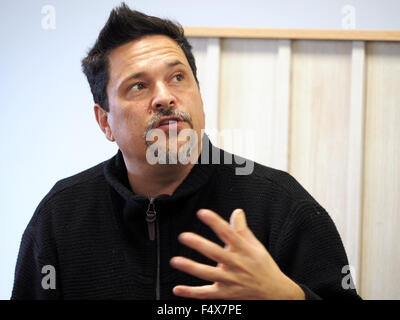 Dom Joly (Dominic John Joly)-TV-Komiker, Journalist und Schriftsteller Stockfoto