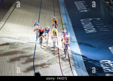 London, UK. 23. Oktober 2015. Womens Omnium, endgültige Einstufung. Bildnachweis: Pmgimaging/Alamy Live-Nachrichten Stockfoto