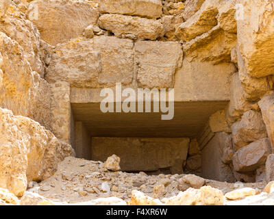 Die 5. Dynastie Nekropole bei Abu Sir, Sakkara, in der Nähe von Kairo, Ägypten Stockfoto