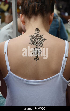 Henna-tattoo Stockfoto