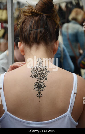 Henna-tattoo Stockfoto