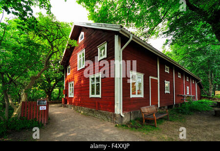 Astrid Lindgrens Geburtshaus, Barndomshem, Boa, Schuppen, Kalmar County, Vimmerby, Småland, Schweden Stockfoto