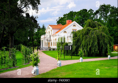 Astrid Lindgrens Geburtshaus, Barndomshem, Prästgården Pfarrhaus, Vimmerby, Kalmar County, Småland, Schweden Stockfoto