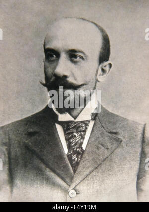 Georges Méliès (1861-1938) französischer innovativer Filmemacher. Studio-Foto in Paris, Frankreich im Jahre 1895. Stockfoto