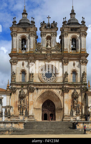 Die alcobaca Kloster (Portugiesisch: Mosteiro de Santa Maria de Alcobaca) ist eine Mittelalterliche Römisch-katholischen Kloster in der Stadt Alcobaca. Stockfoto