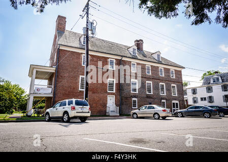 C.v. Starr Center in Washington College, Zollhaus, Ecke Hauptstraße & Front Street, Chestertown, Maryland Stockfoto