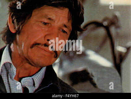 Der amerikanische Schauspieler Charles Bronson in einer Szene aus dem Film "Herr Majestik" Stockfoto