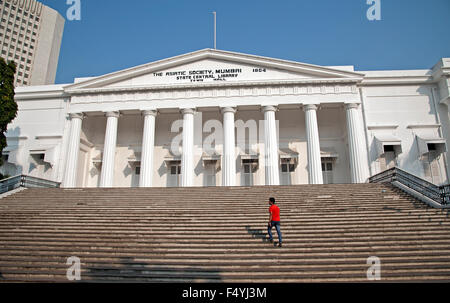 Das Bild des asiatischen Gesellschaftsbibliothek aufgenommen in Mumbai, Indien Stockfoto