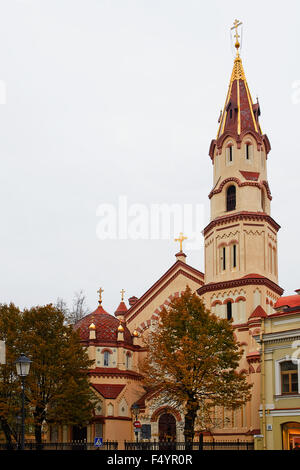 St.-Nikolaus-Kirche in Vilnius (Litauen) Stockfoto