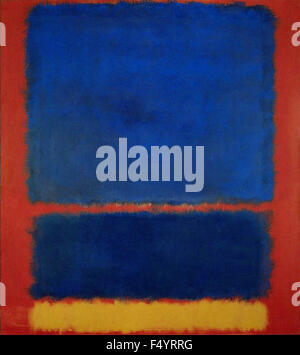 Mark Rothko - blau, Orange, rot Stockfoto