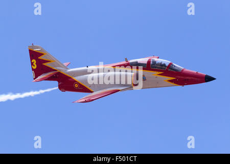 Spanische Luftwaffe Casa c-101 Aviojet Patrouilla Aguila Display Team. Stockfoto