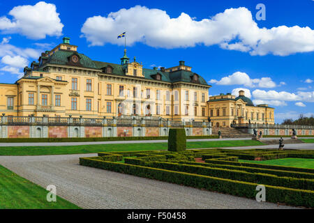 Drottningholm Palast während des Frühlings - Ekero, Stockholm, Schweden - 7. Mai 2015 Stockfoto