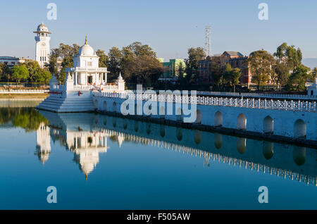 Rani pokhari, die Königinnen, Teich Stockfoto