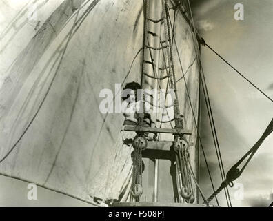 Die Schauspielerin Jean Peters in einer Szene aus dem Film "Anne of the Indies", USA 1951 Stockfoto