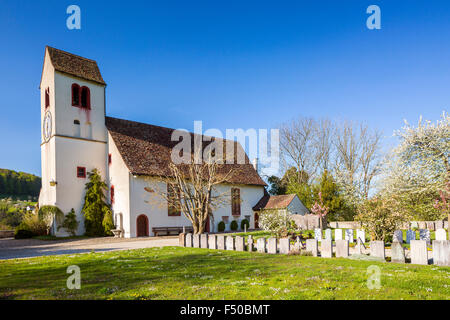 Kirche St. Blasii, Ziefen, Kanton Basel-Landschaft, Schweiz. Stockfoto