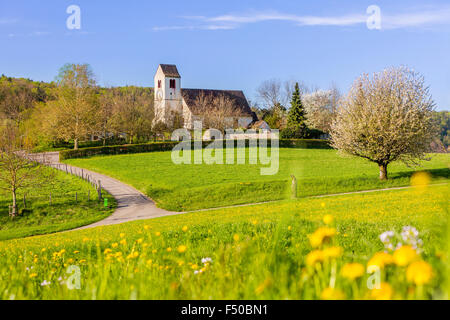 Kirche St. Blasii, Ziefen, Kanton Basel-Landschaft, Schweiz. Stockfoto