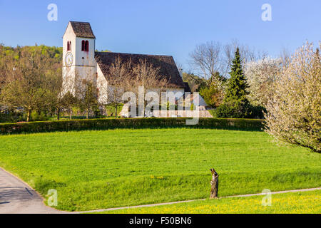 Kirche St. Blasii, Ziefen, Kanton Basel-Landschaft, Schweiz. Stockfoto