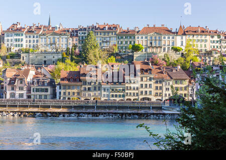 Alte Stadt von Bern Stadt, Schweiz, Europa. Stockfoto