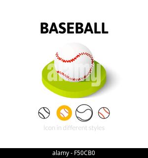 Baseball-Symbol im anderen Stil Stock Vektor