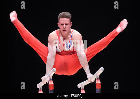 Birmingham, Vereinigtes Königreich. 25. Oktober 2015. Gymnastik World Championships Herren Qualifikation 25.10.15. Brinn Bevan Credit: ALAN EDWARDS/Alamy Live-Nachrichten Stockfoto