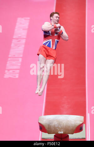 Birmingham, Vereinigtes Königreich. 25. Oktober 2015. Gymnastik World Championships Herren Qualifikation 25.10.15. Daniel Purvis Credit: ALAN EDWARDS/Alamy Live-Nachrichten Stockfoto