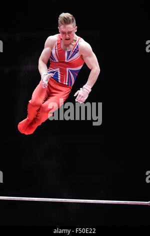 Birmingham, Vereinigtes Königreich. 25. Oktober 2015. Gymnastik World Championships Herren Qualifikation 25.10.15. Nil Wilson Credit: ALAN EDWARDS/Alamy Live-Nachrichten Stockfoto