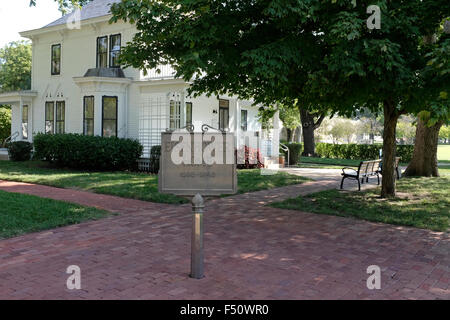 Boyhood Home von Präsident Dwight D Eisenhower in Abilene, Kansas Stockfoto