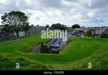 Berwick-upon-Tweed: Stadtmauer Stockfoto