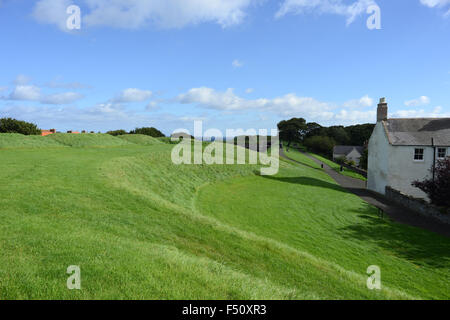 Berwick-upon-Tweed: Stadtmauer Stockfoto