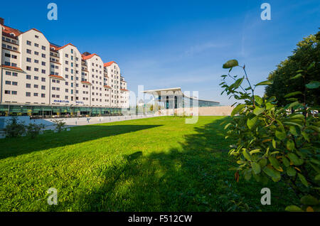 Das Maritim Hotel und Congress Center, in der Nähe der Innenstadt von Dresden Stockfoto