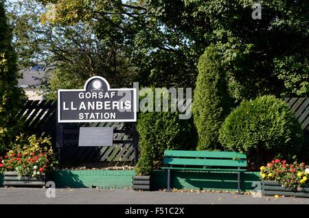 Snowdon Mountain Railway Station Llanberis Snowdonia Nationalpark Wales Cymru UK GB Stockfoto