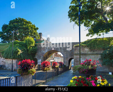 Scots Tor in der alten Stadtmauer, Berwick-upon-Tweed, Northumberland, England, UK Stockfoto