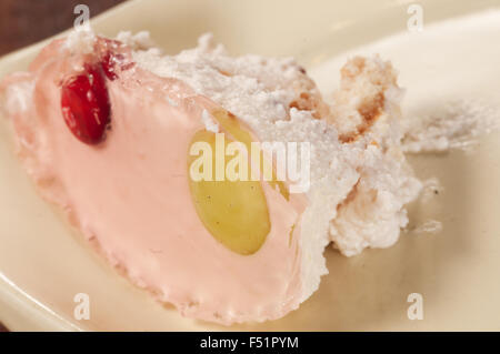 Witt-Quark-Creme Tafelobst, Nahaufnahme Stockfoto