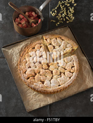 Isländische "glückliche Ehe" Kuchen. Hjónabandssaela. Island-Essen Stockfoto