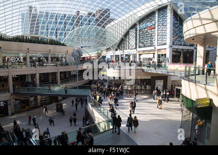 Die Trinity Shopping Center in Leeds, West Yorkshire, UK. Stockfoto