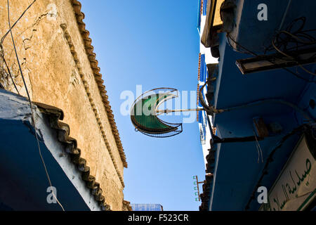 Marokko, Chefchaouen, Apotheke Stockfoto