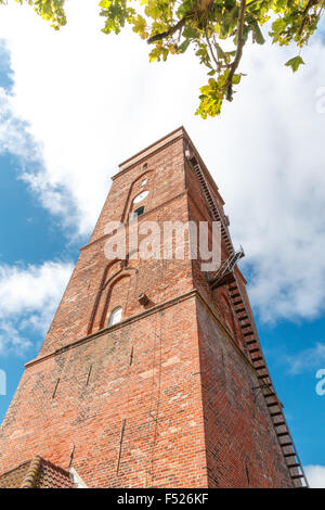 Der alte Leuchtturm oder "Alter Leuchtturm" auf der Insel Borkum, Deutschland Stockfoto