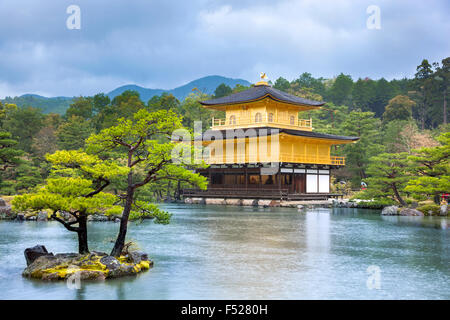 Kinkaku-Ji - der goldene Pavillon, Kyoto, Japan Stockfoto