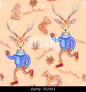 Handgezeichnete Weihnachten illustration Stock Vektor