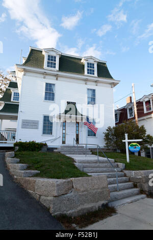 Das Rathaus, das Dorf Stonington, Deer Isle, Maine, USA Stockfoto