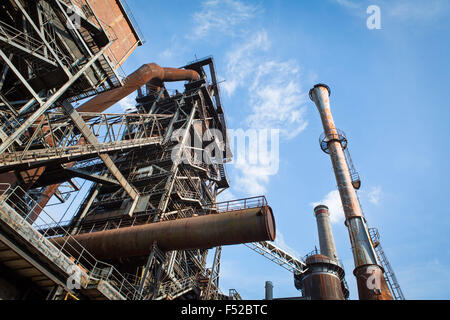 Industriekultur im Landschaft Park Duisburg Nord Stockfoto