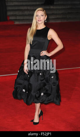 London, Vereinigtes Königreich. 26. Oktober 2015. Katheryn Winnick besucht das königliche Weltpremiere von "Spectre" in der Royal Albert Hall. Bildnachweis: Ferdaus Shamim/ZUMA Draht/Alamy Live-Nachrichten Stockfoto