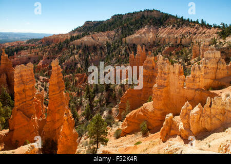 Blick vom Fairyland Point, Bryce Canyon, Utah, USA Stockfoto