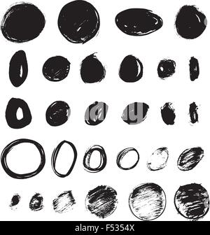 Schwarze Striche Stock Vektor