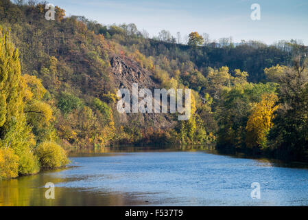 Velká Amerika (große Amerika, Czech Grand Canyon), Tschechische Republik, Europa Stockfoto