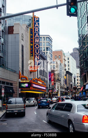 Boston paramount Theater "paramount Theater" Stockfoto